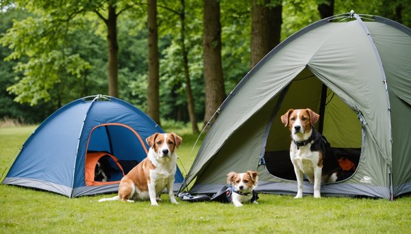 How to ensure a pet-friendly camping trip near UK historical sites?
