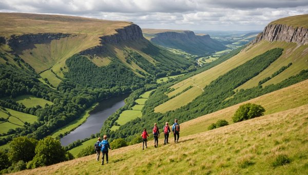 What are the top-rated activities for families in the Brecon Beacons?