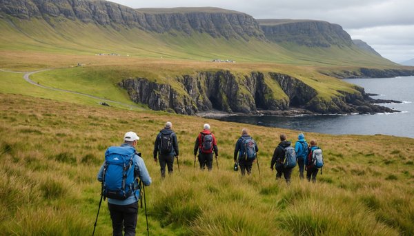 How can you join a guided eco-tour focusing on conservation efforts in the Scottish isles?