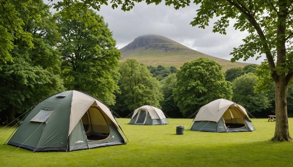 What are the best UK campsites for a romantic escape near historical landmarks?